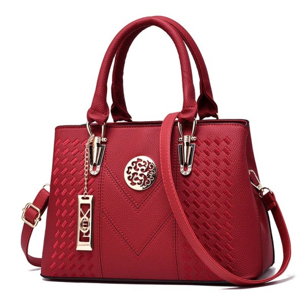 Bolso de piel para mujer M780 rojo