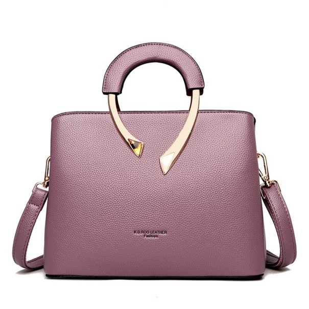 Bolso de piel para mujer M787 rosa viejo
