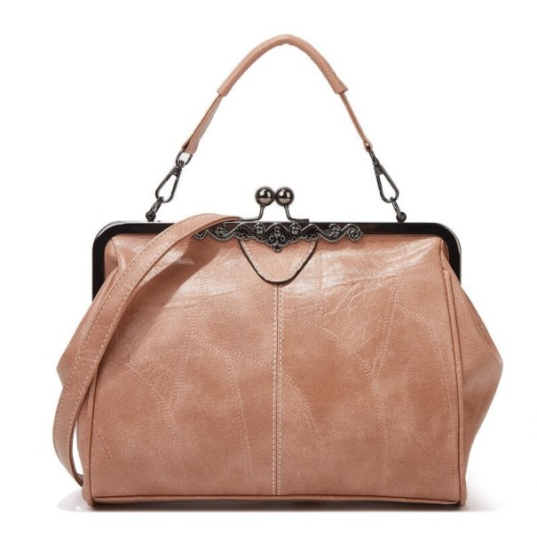 Bolso de piel para mujer M817 rosa viejo