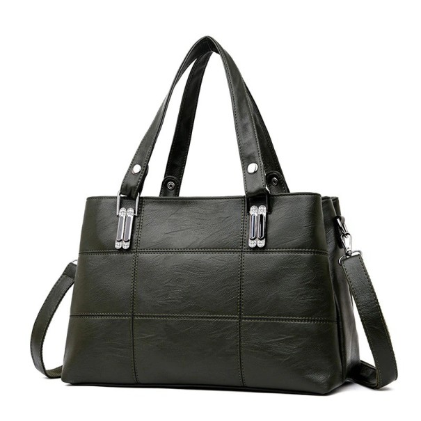 Bolso de piel para mujer M889 oliva