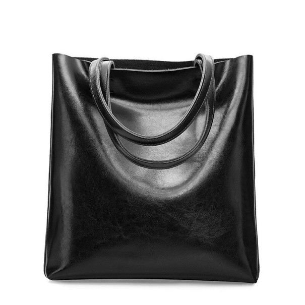 Bolso de piel para mujer M915 negro