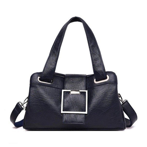 Bolso de piel para mujer M918 negro