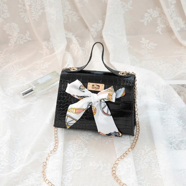 Bolso de piel para mujer M938 negro