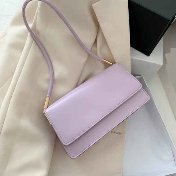 Bolso de piel para mujer M958 morado claro