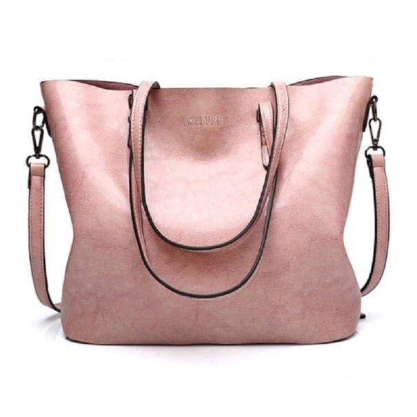 Bolso de piel para mujer M993 rosa
