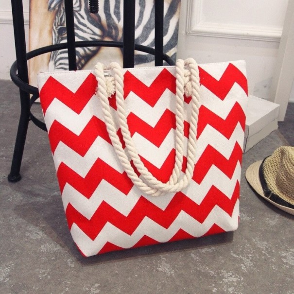 Bolso de playa para mujer M1059 rojo