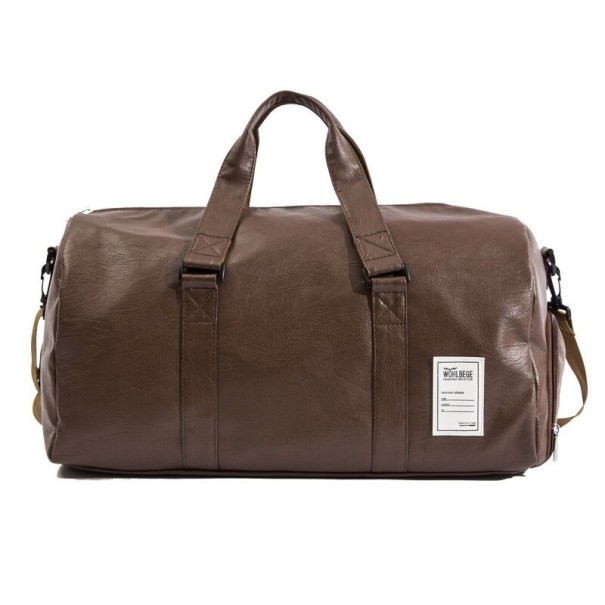 Bolso de viaje de piel para hombre T481 marrón L