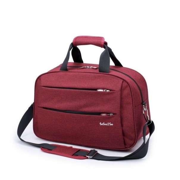 Bolso de viaje tipo bandolera T426 burdeos S