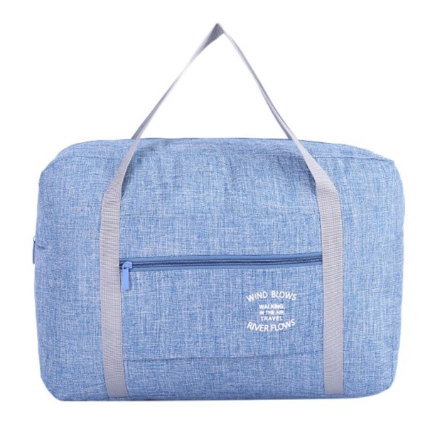 Bolso de viaje tipo bandolera T433 azul claro
