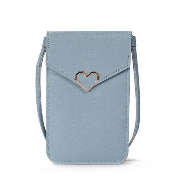 Bolso para móvil de mujer azul claro