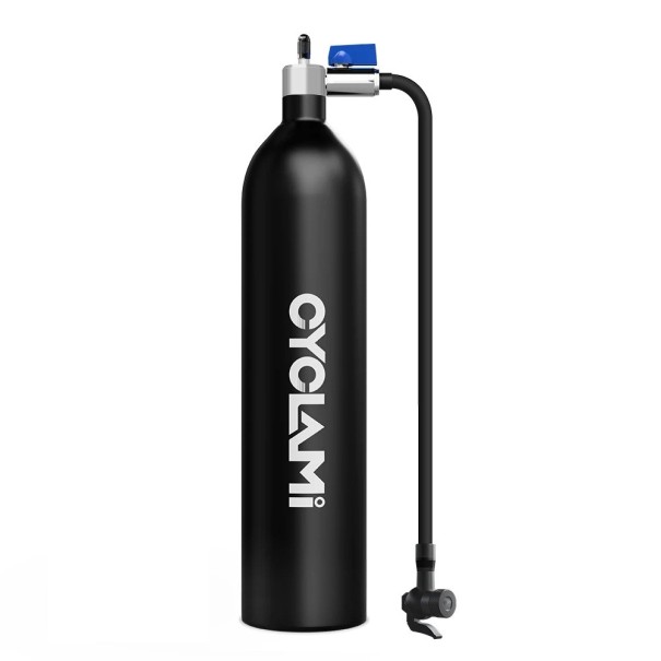 Bomba de bicicleta portátil con manómetro, 275 x 37,8 x 25 mm, inflador manual de alta presión para bicicleta, válvula Schrader Presta, cuerpo 1
