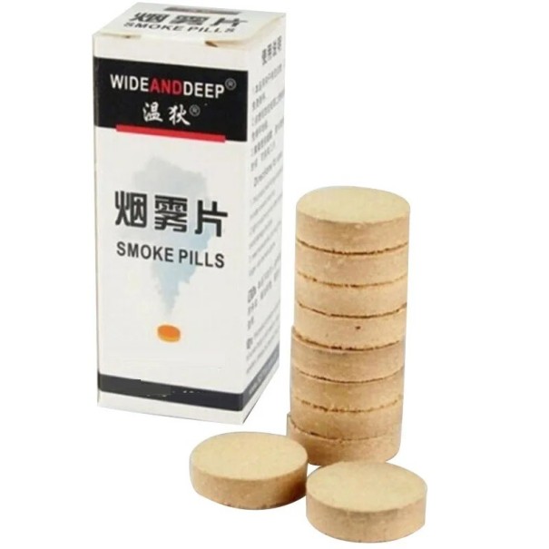 Bomba de humo blanca Efecto de humo para fotografía Accesorio fotográfico de humo no tóxico Accesorio de Halloween Pastillas de humo blanco 20 piezas 1
