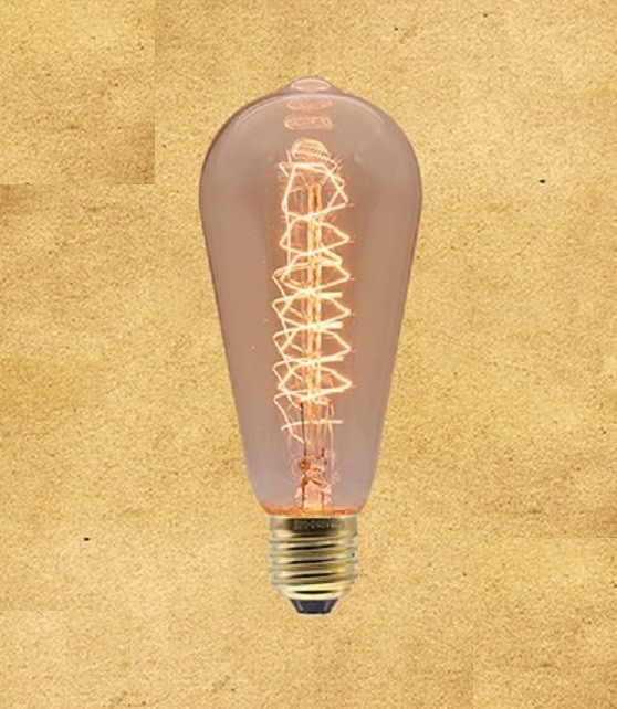 Bombilla decorativa con espiral J561 1