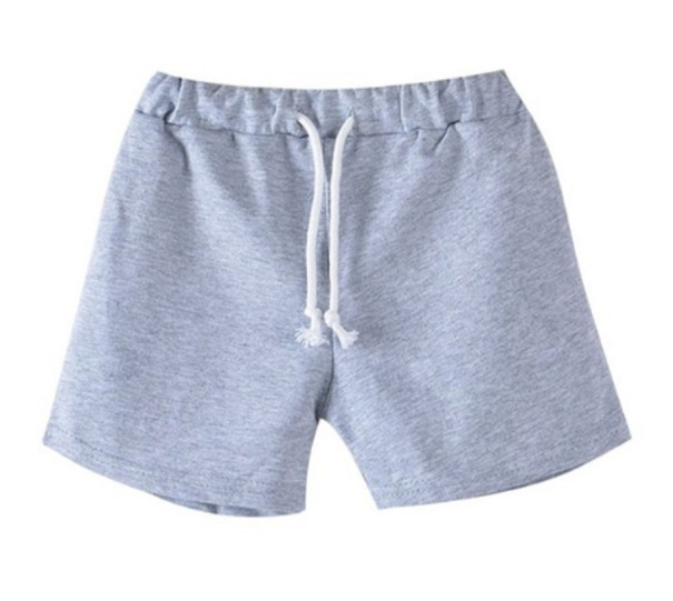 Bomullsshorts för flickor J2487 grå 4