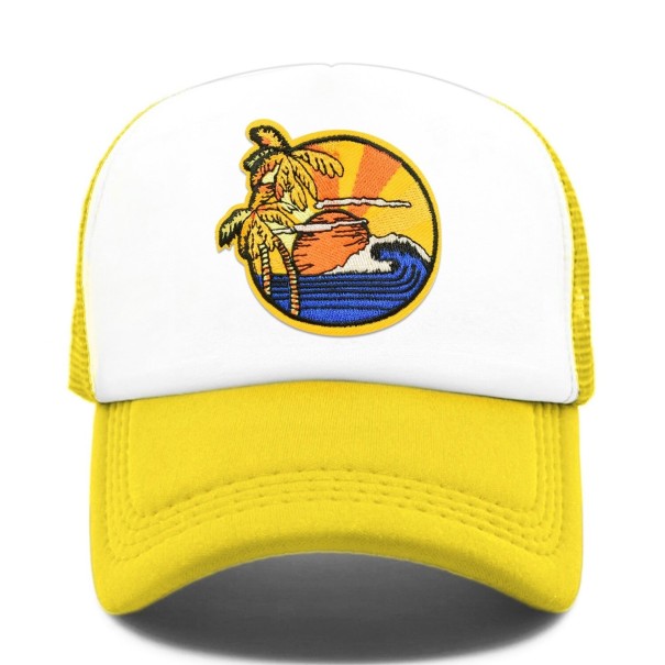 Boné com o mar amarelo