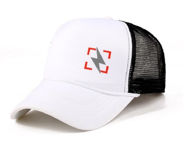 Boné Trucker com Raio branco