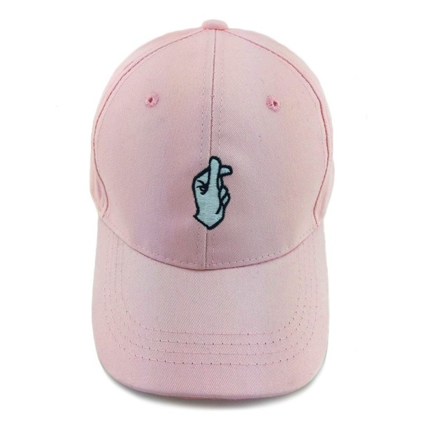 Boné unissexo rosa claro
