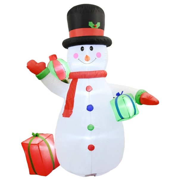 Bonhomme de neige gonflable de Noël P4074 1