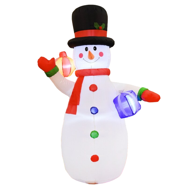 Bonhomme de neige gonflable de Noël P4077 1