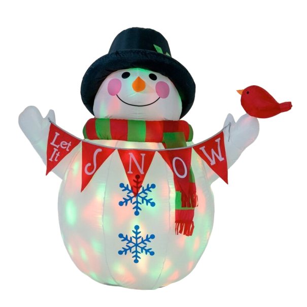 Bonhomme de neige gonflable de Noël 1