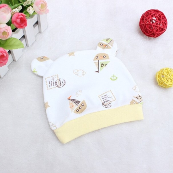Bonnet d'enfant avec oreilles Zoe jaune