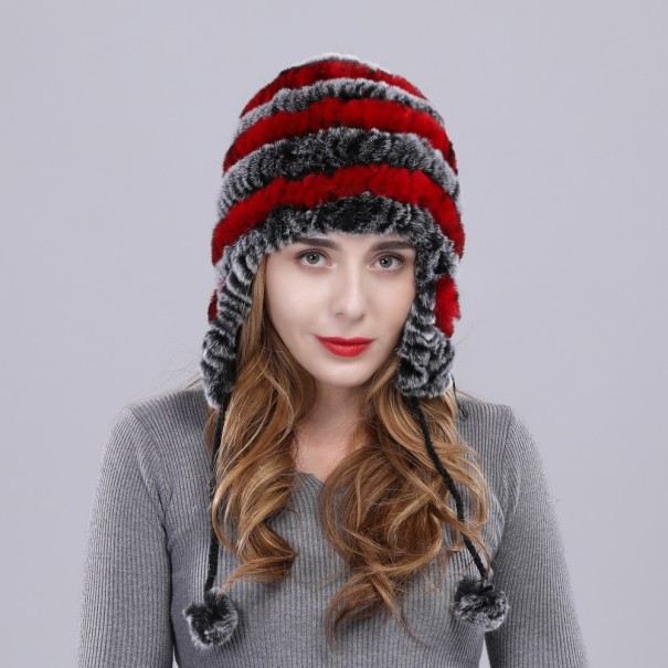 Bonnet d'hiver en tricot pour femmes A3190 7