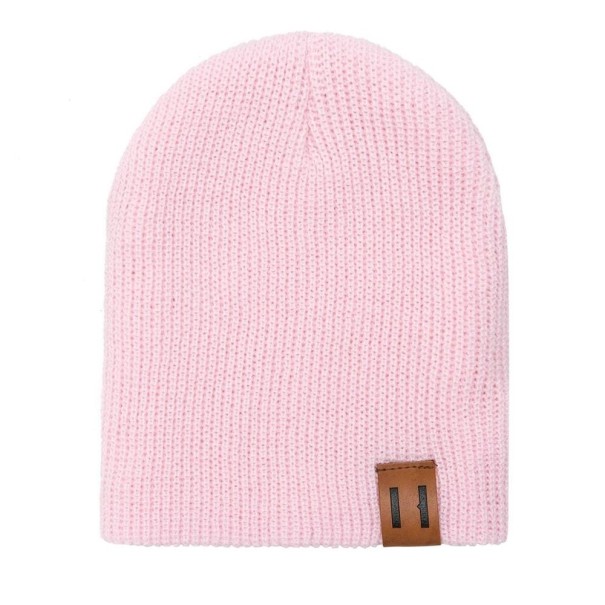 Bonnet d'hiver pour enfant rose clair