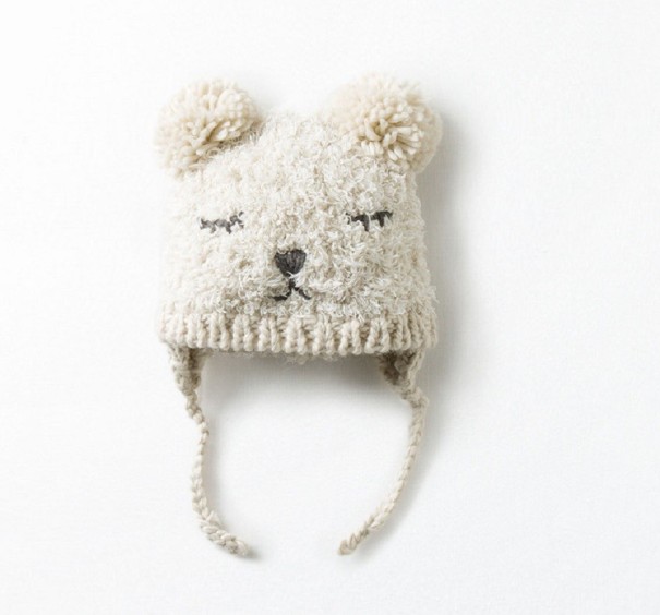 Bonnet d'hiver pour enfants Teddy 12-24 mois