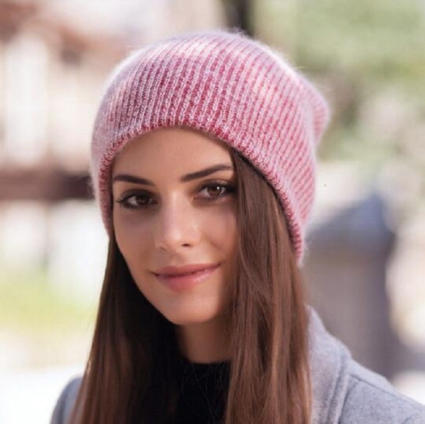 Bonnet d'hiver pour femmes rouge