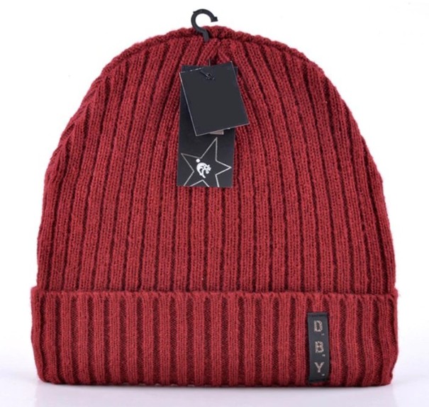 Bonnet d'hiver pour homme Alex J2935 rouge