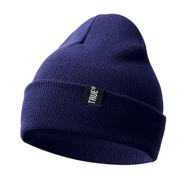 Bonnet d'hiver pour homme bleu foncé