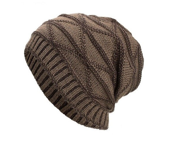Bonnet d'hiver pour homme en plusieurs couleurs café