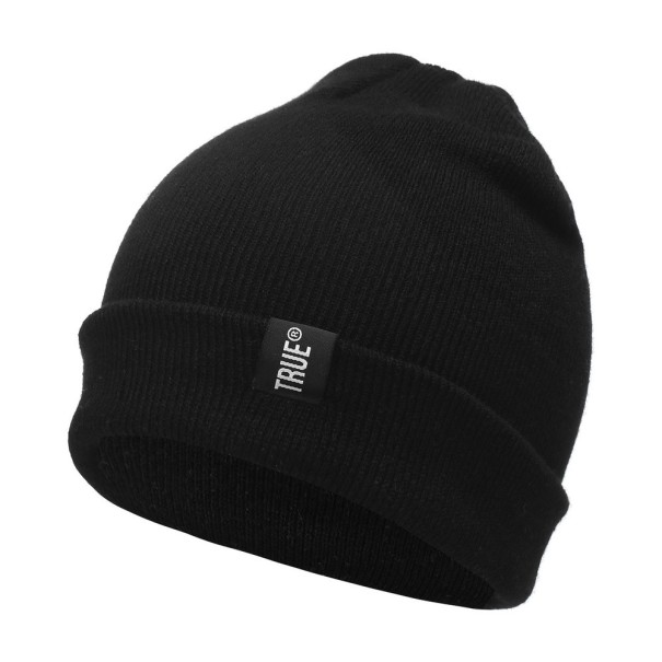 Bonnet d'hiver pour homme noir