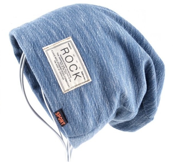 Bonnet d'hiver pour homme Rock J2096 bleu clair