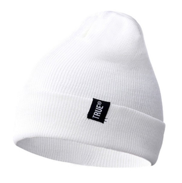 Bonnet d'hiver pour homme True J957 blanc