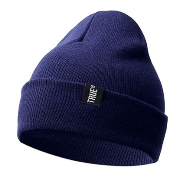Bonnet d'hiver pour homme True J957 bleu foncé