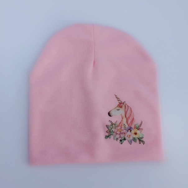Bonnet en coton pour enfants avec motif 6-12 mois 6