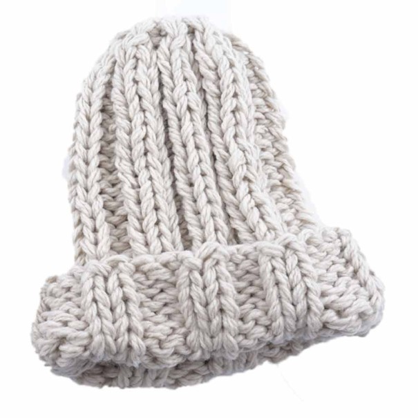 Bonnet en tricot pour femmes J2334 gris