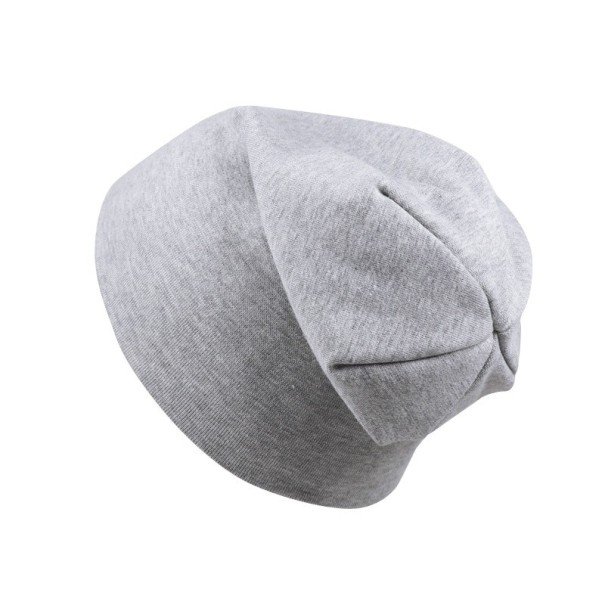Bonnet enfant uni gris clair