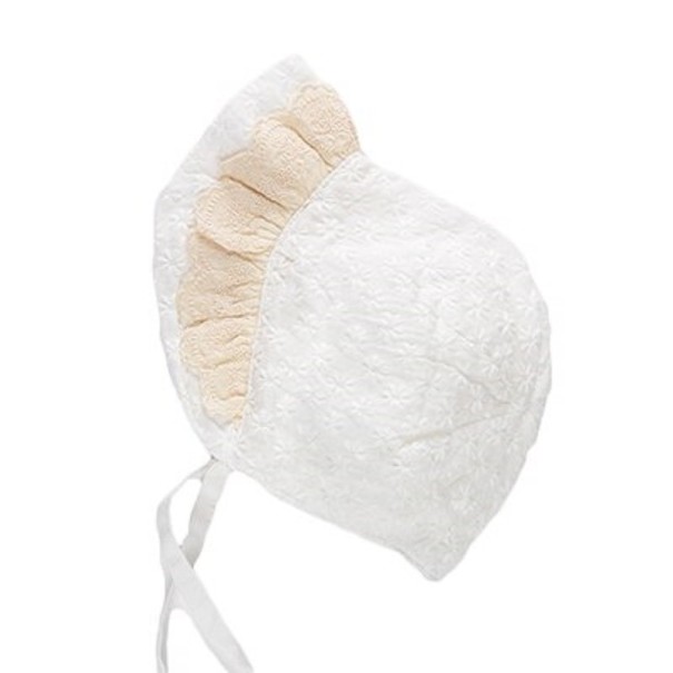 Bonnet fille avec volant Lydia 3-6 mois E