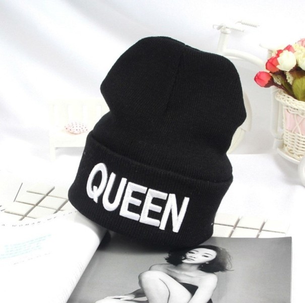 Bonnet pour enfants King et Queen blanc 2