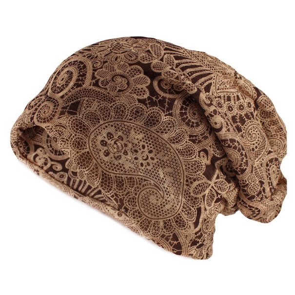 Bonnet pour femmes avec ouverture marron clair