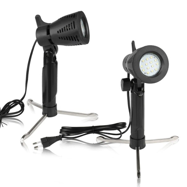 Bord LED fotovideolampe 2 stk. 1