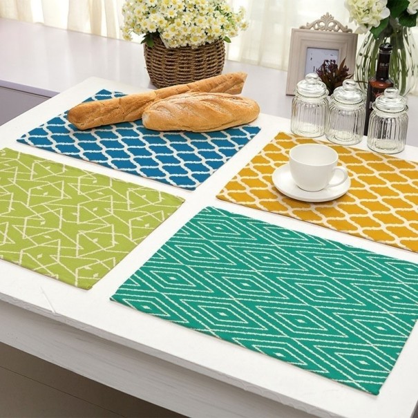 Bordstablett med mosaik C236