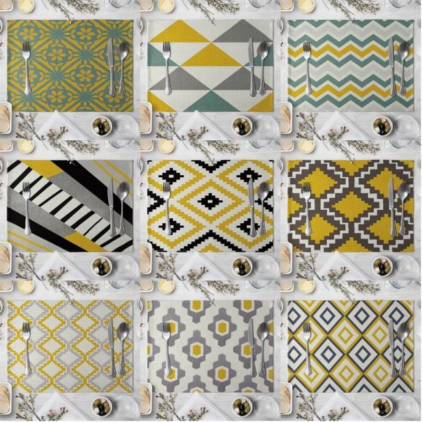 Bordstablett med mosaik C247