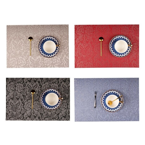 Bordstablett med rosornament 4 st
