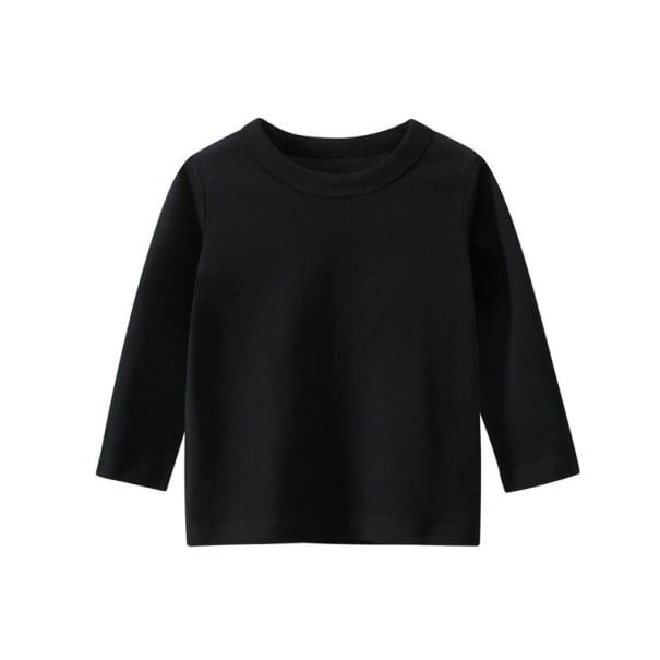 Børne langærmet T-shirt B1588 sort 6