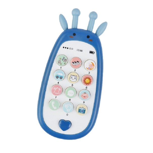 Børne mobiltelefon giraf P4013 blå