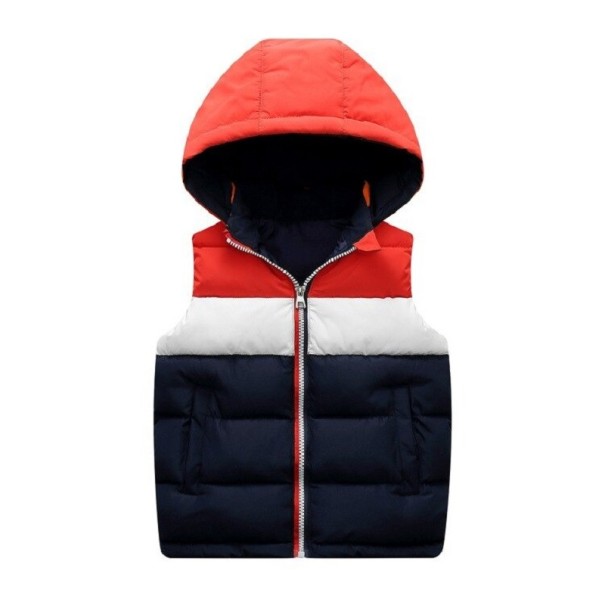 Børne quiltet vest L2052 7 A
