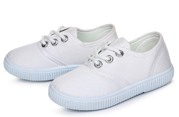 Børne-sneakers i kanvas A766 24,5